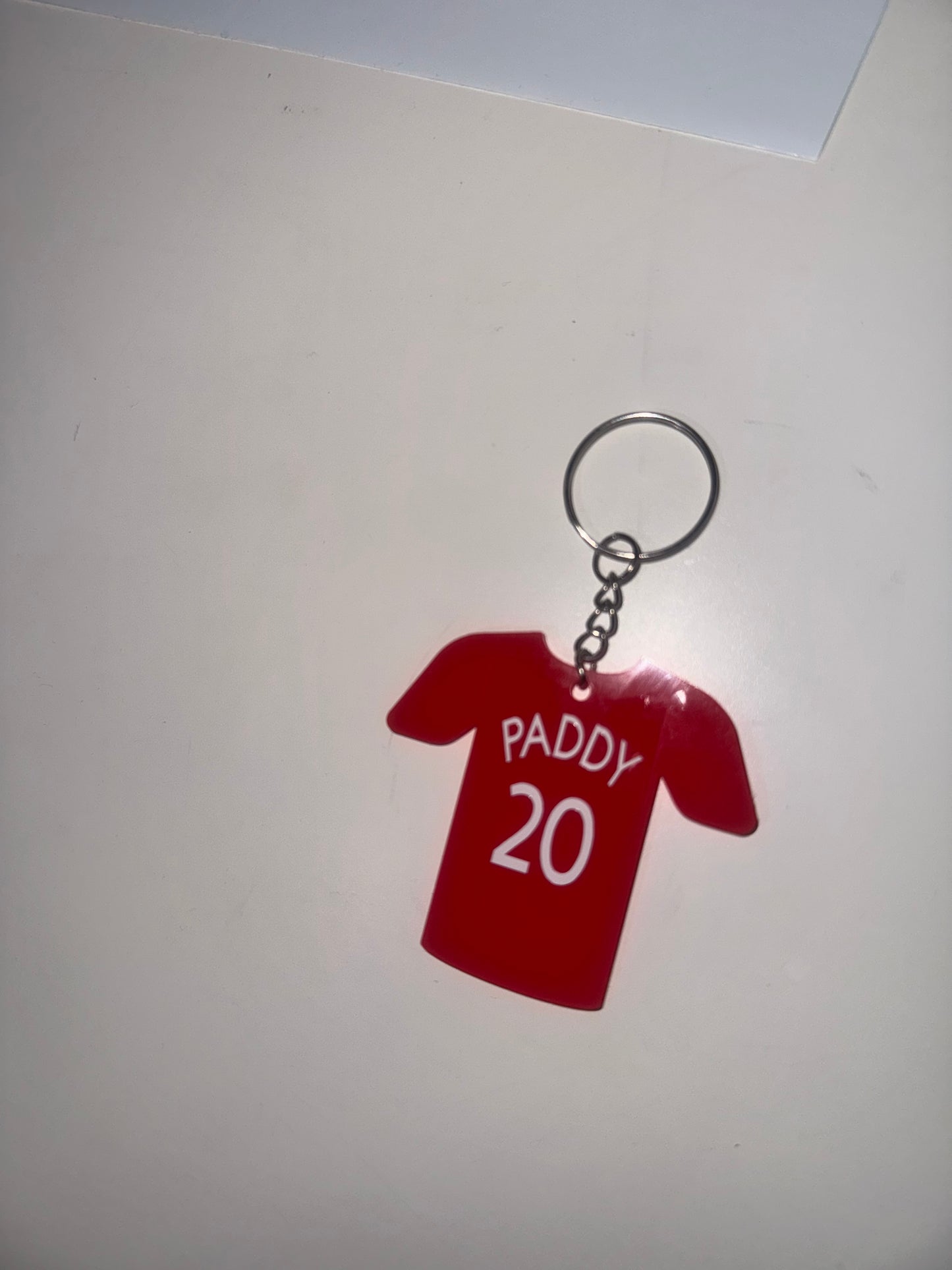 Personalised football keychains