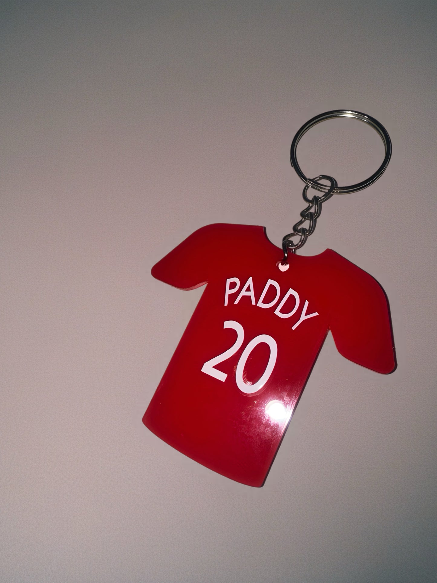 Personalised football keychains