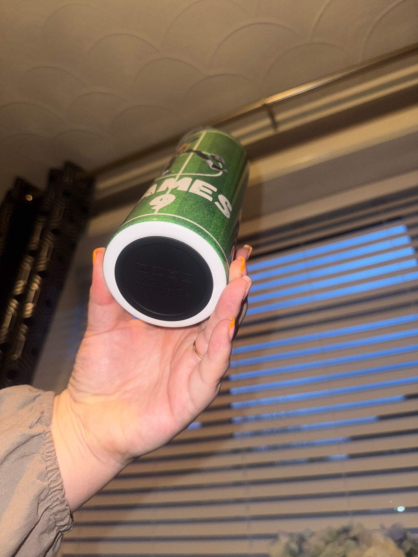 Personalised football tumblers