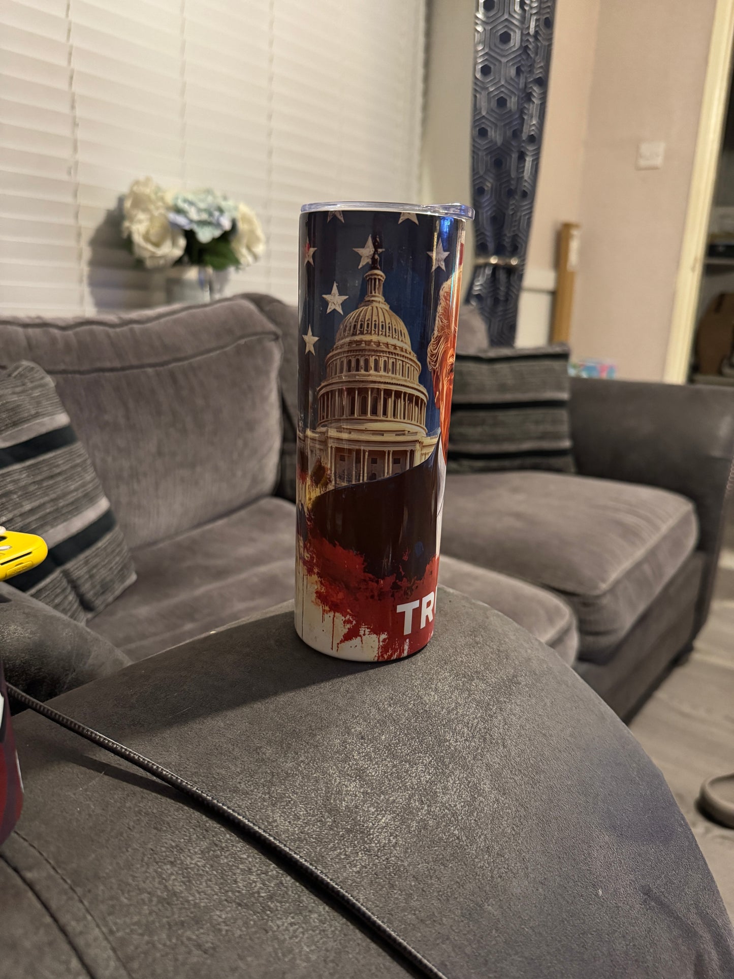 Trump Theme Tumbler