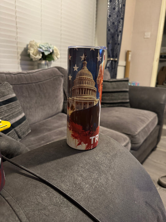 Trump Theme Tumbler