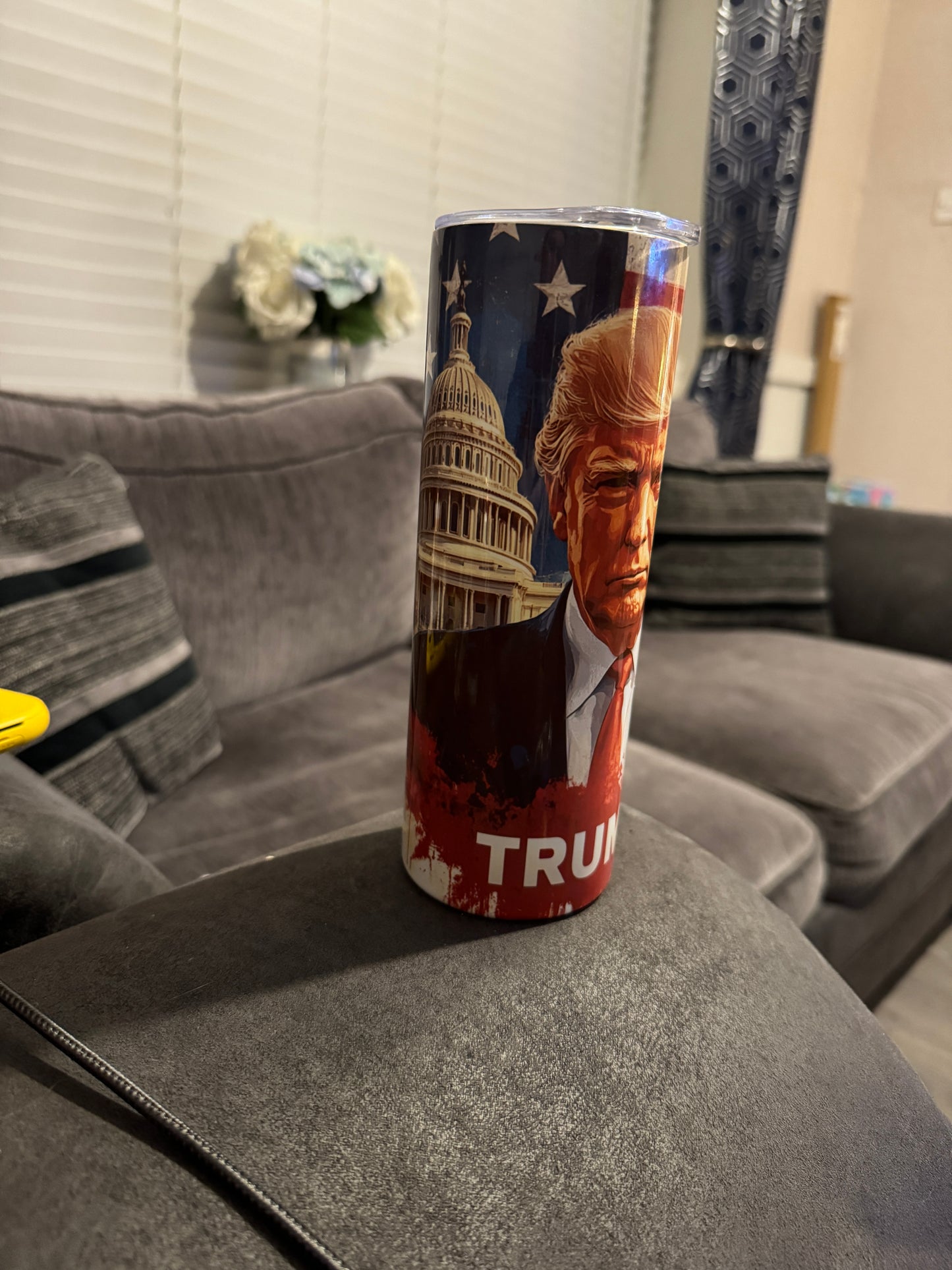 Trump Theme Tumbler
