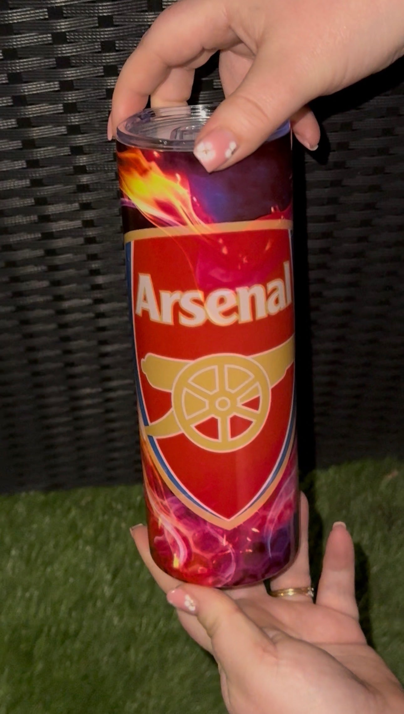 20oz Arsenal theme Tumbler